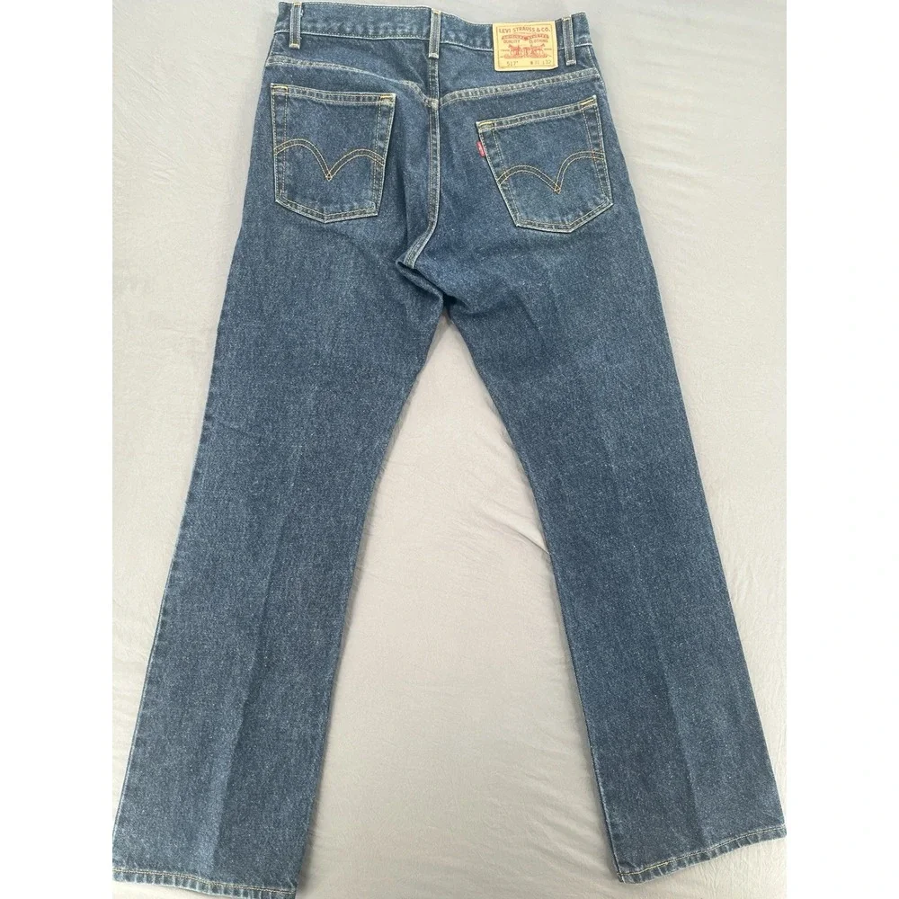 Vtg Levis 517 Jeans Mens W31 L32 Blue Cotton Bootcut Dark Wash At Denim Pants Y2